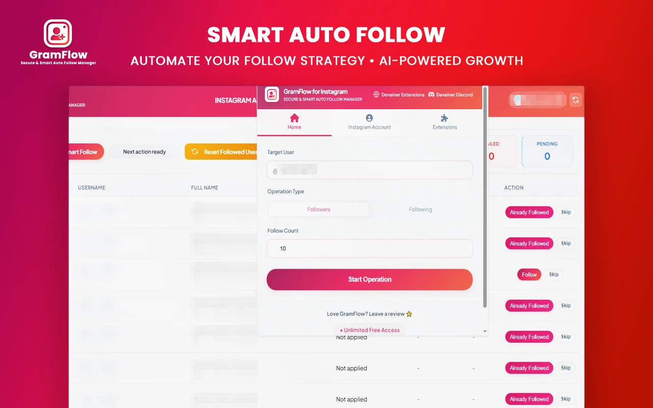 Instagram Growth Management
