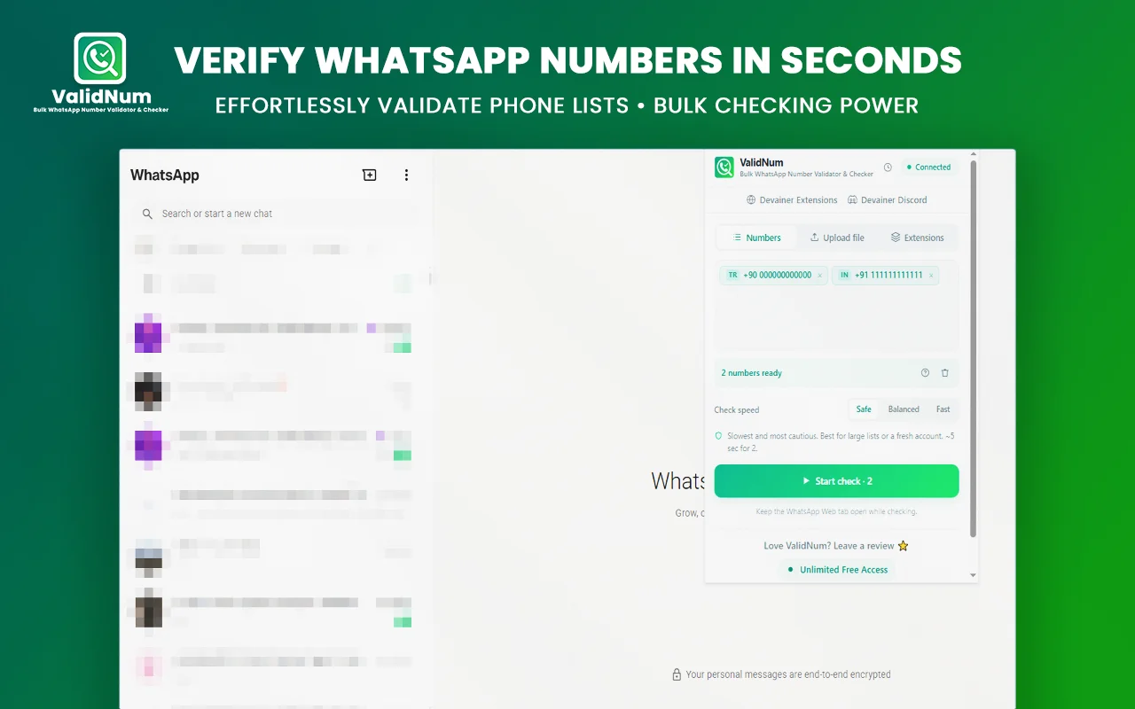 WhatsApp Number Validator