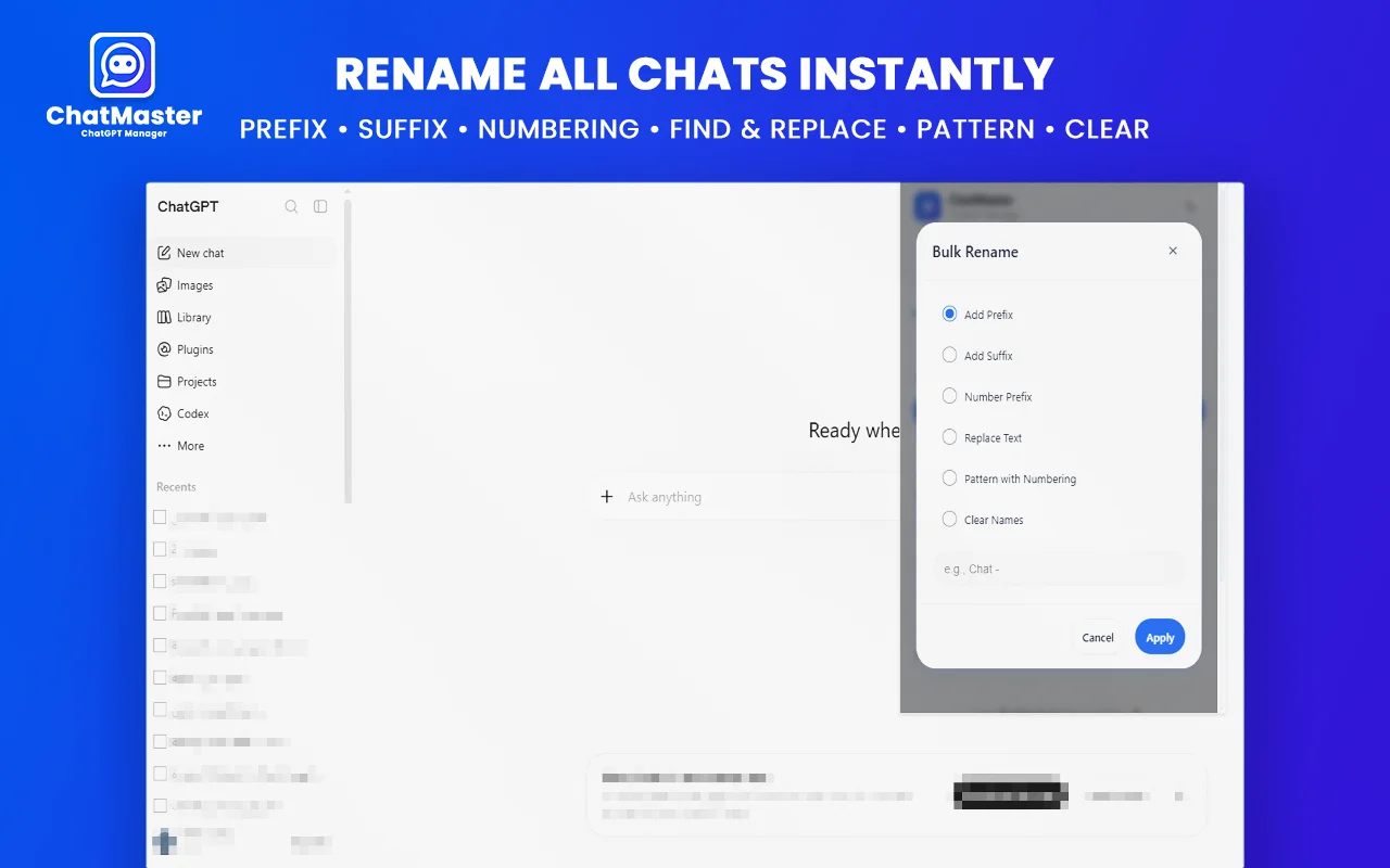 ChatGPT Bulk Delete Extension