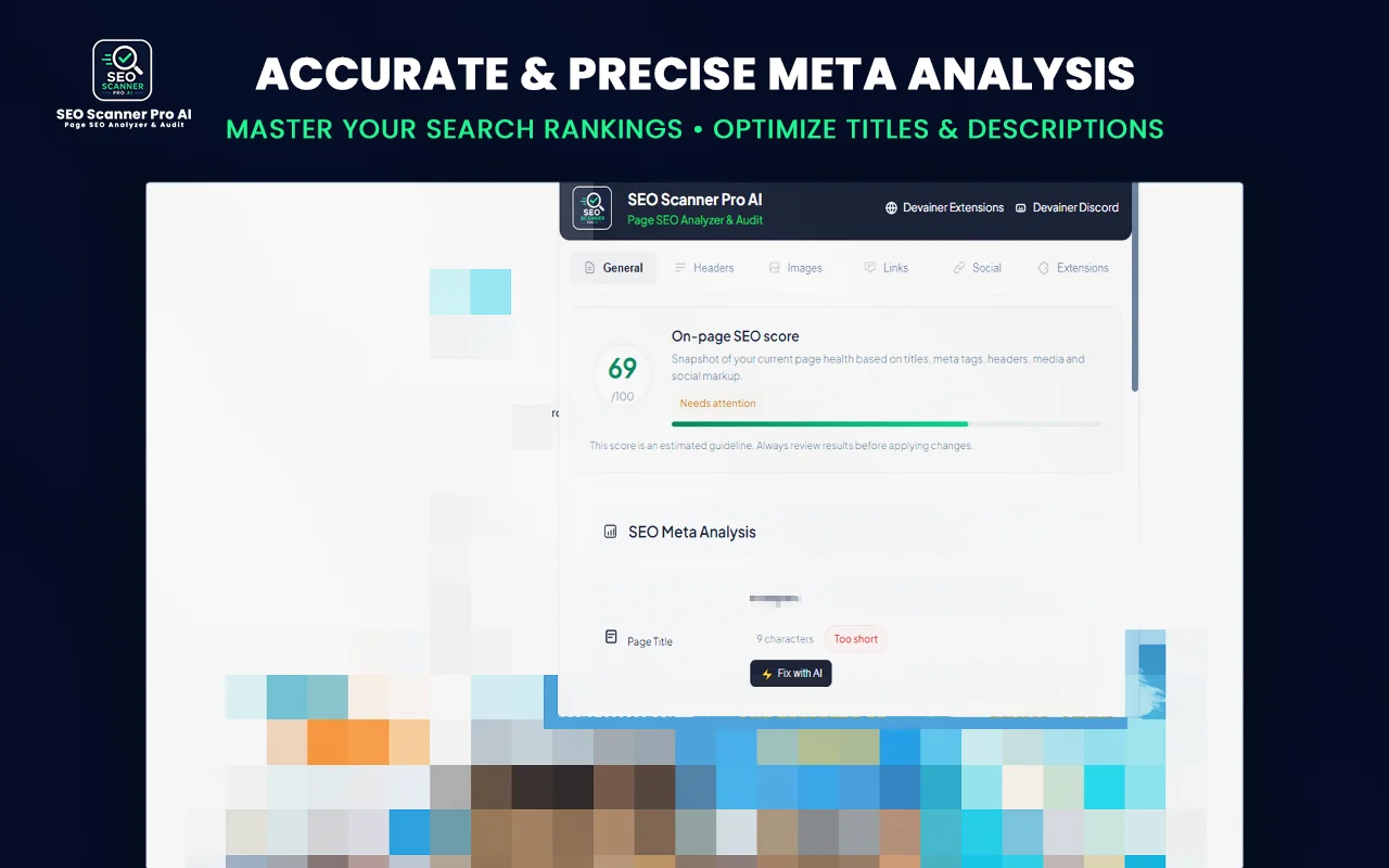 Page SEO Analyzer