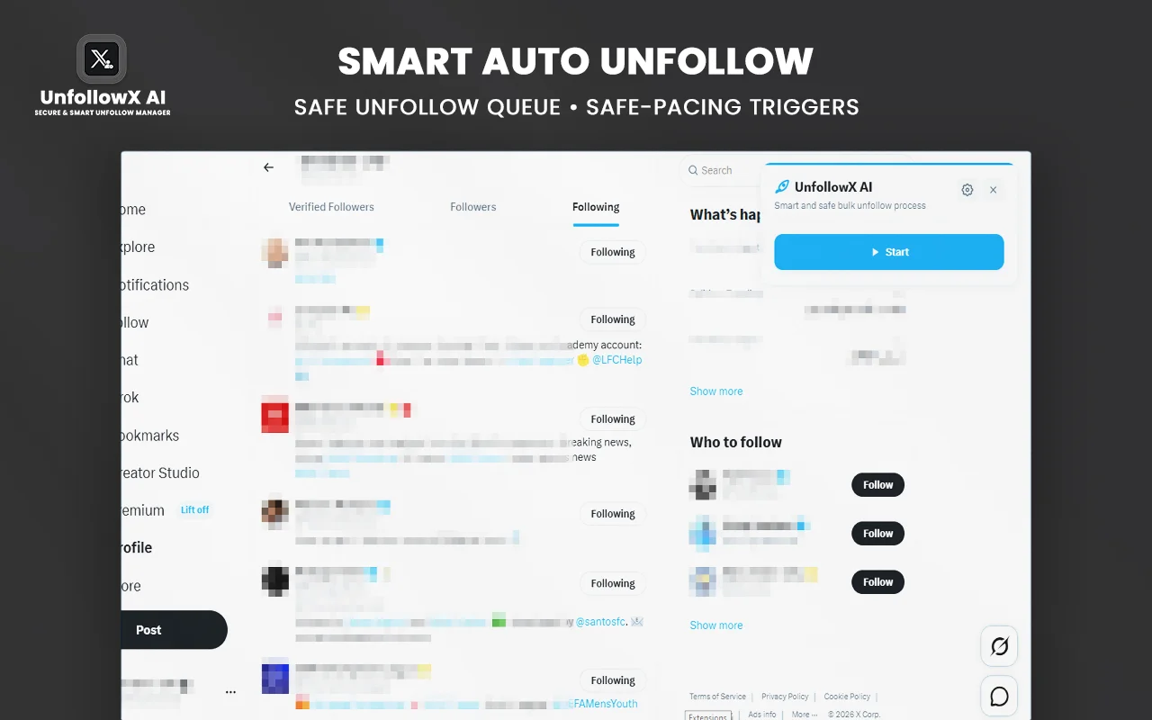 Twitter Unfollow Automation