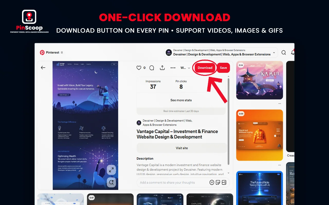 Pinterest Pin Downloader