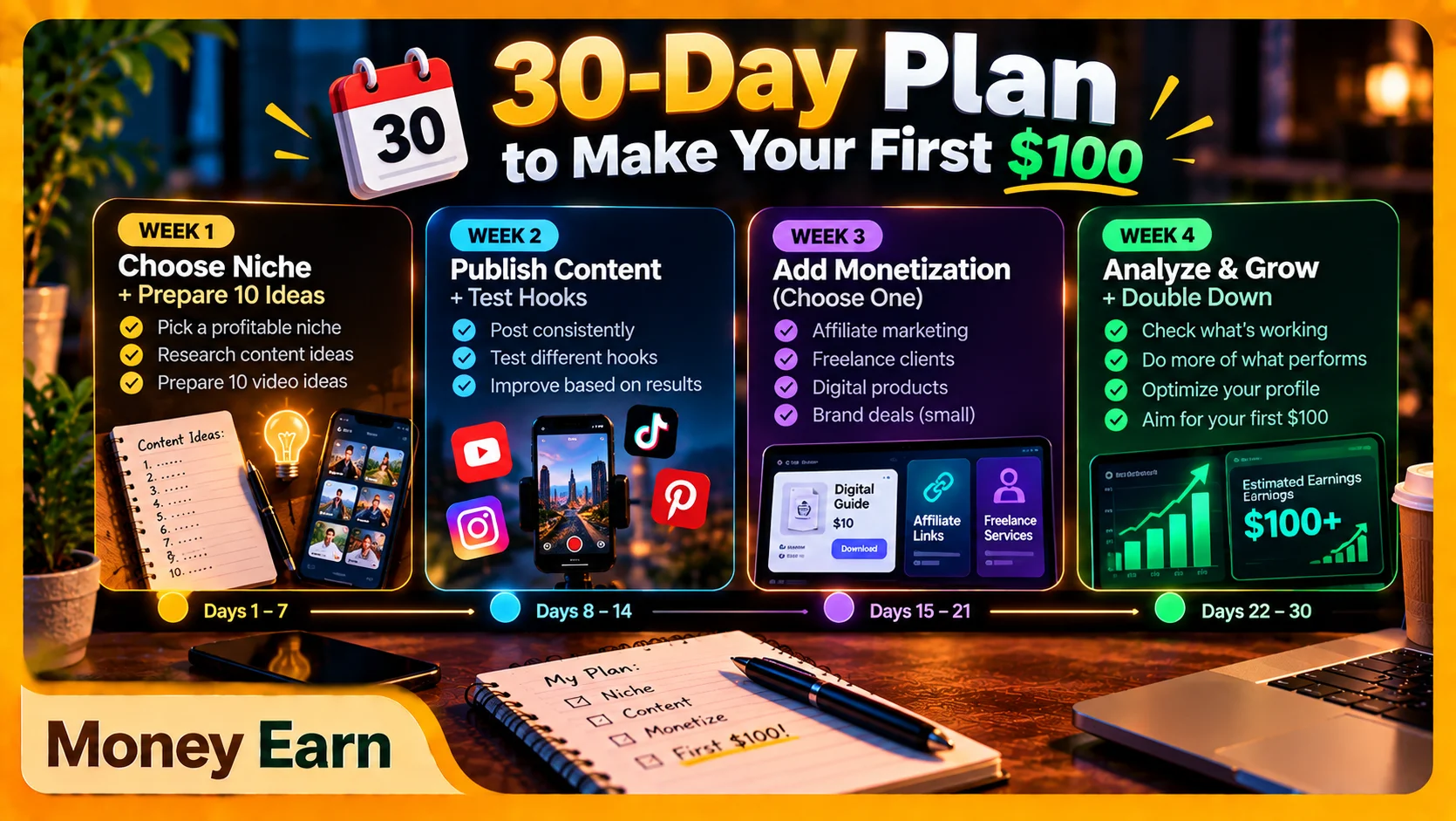 Make Your First $100 With Your Phone