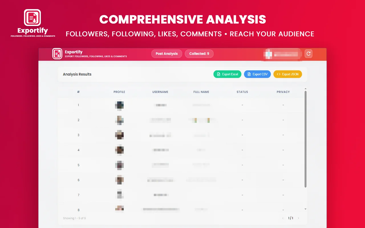 Instagram Data Scraper Tool