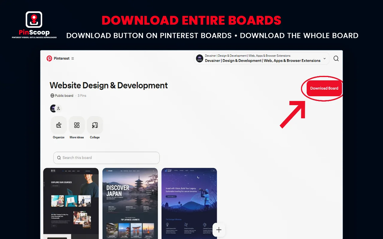 Pinterest Board Downloader