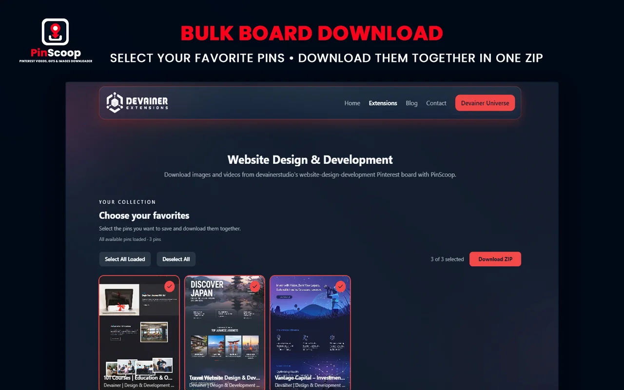 Pinterest Board Downloader