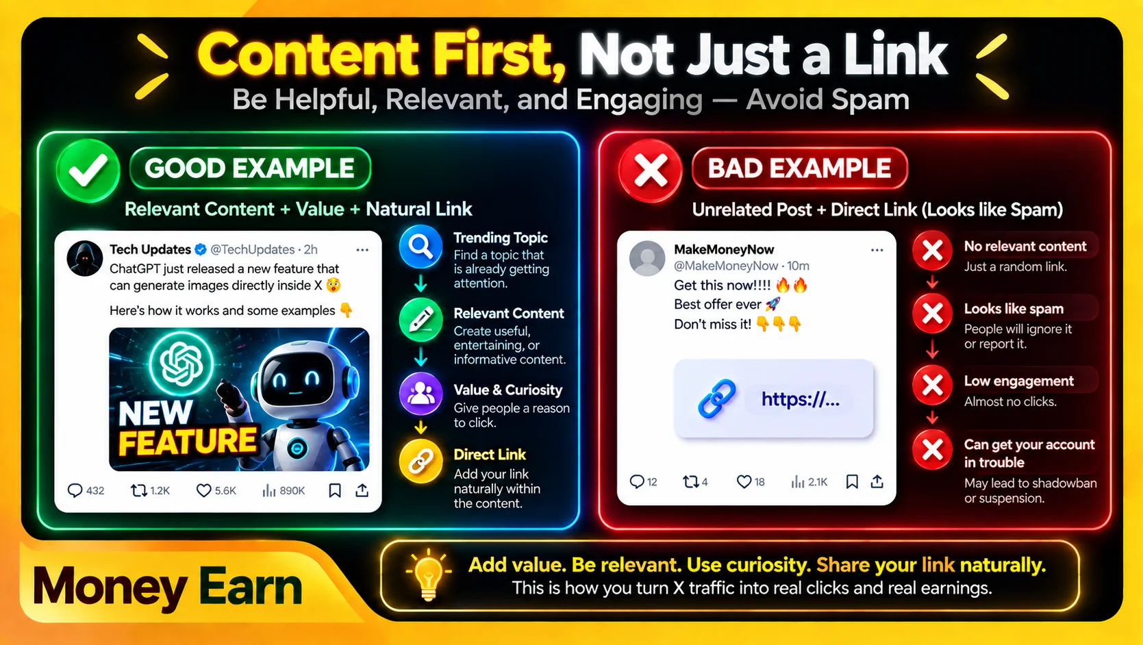 X Traffic for Direct Links