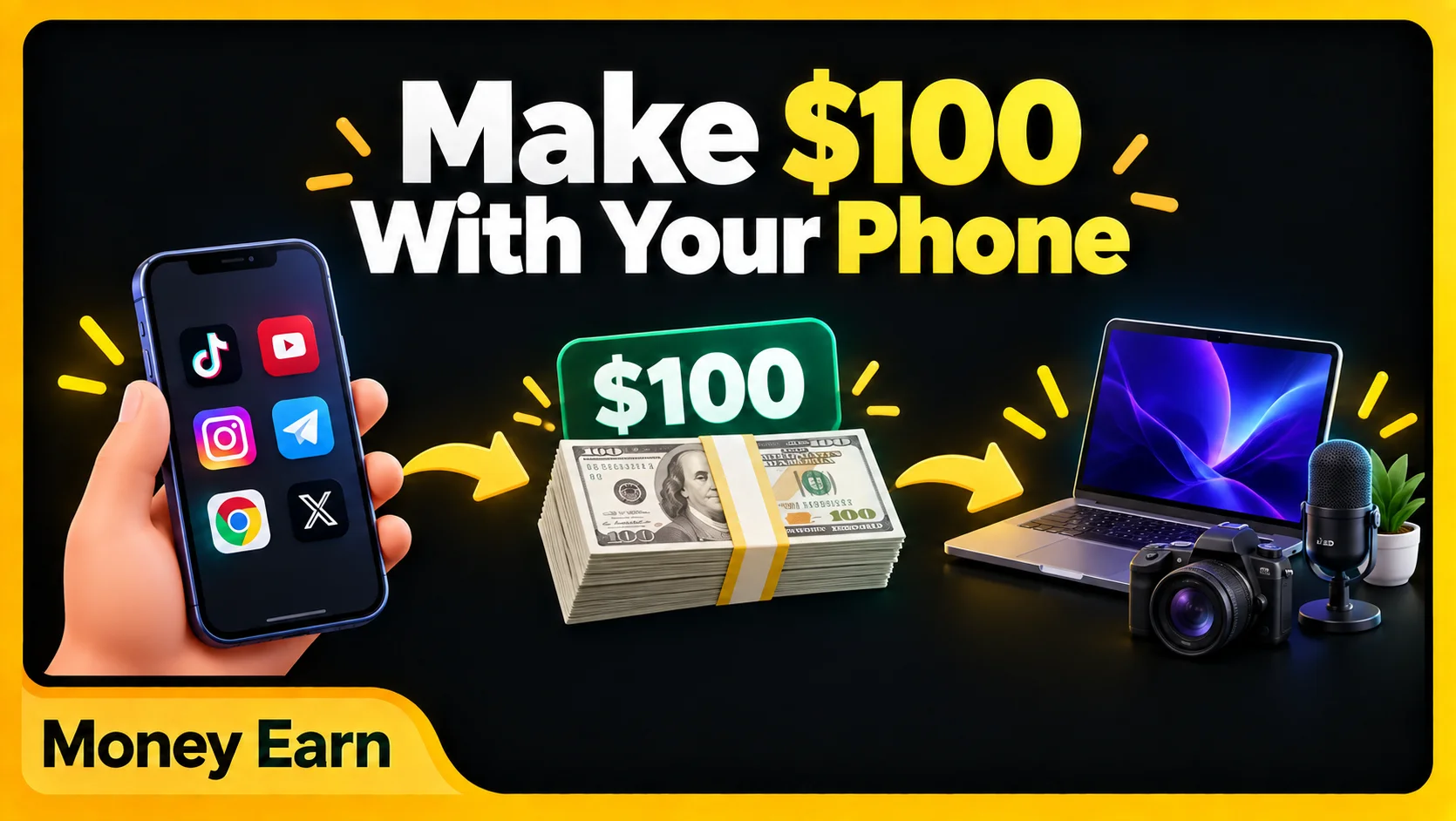 Make $100 With Your Phone
