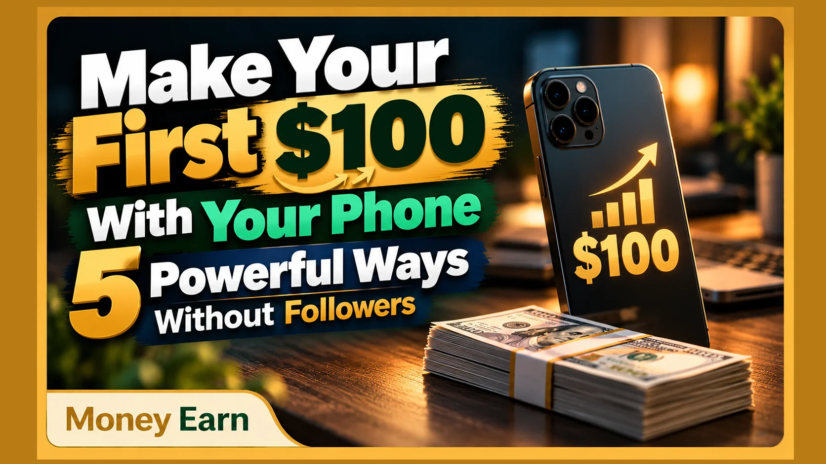 Make Your First $100 With Your Phone